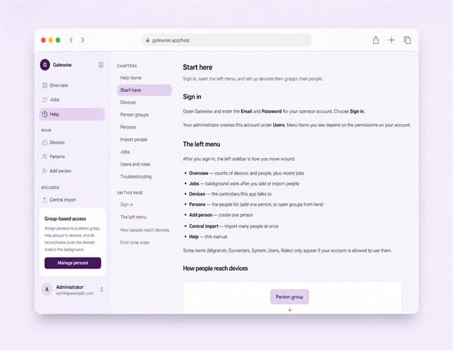 Gatewise screenshot