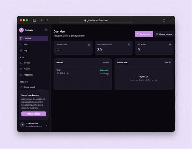 Gatewise screenshot