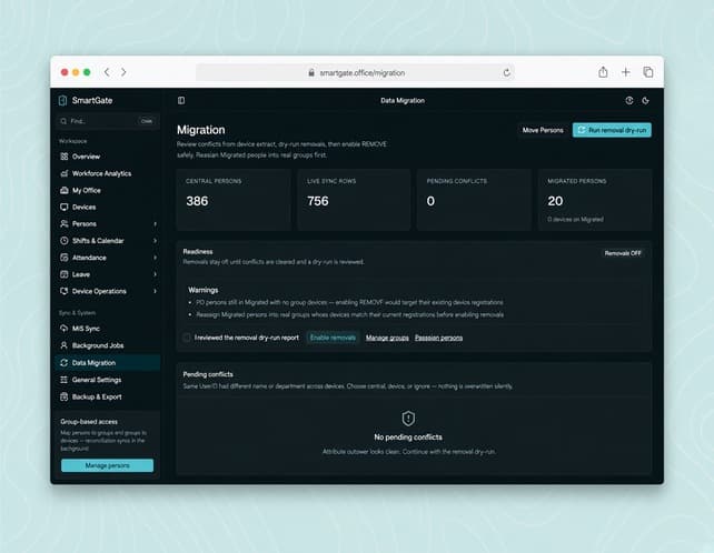 SmartGate screenshot